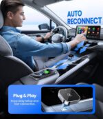 Teeran 2 in 1 Wireless CarPlay and Android Auto Adapter - Image 3