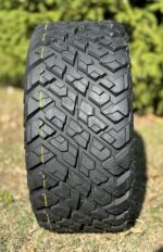 14 Inch Glossy Black Fusion Golf Cart Wheels & Tires Set of 4 - Image 4