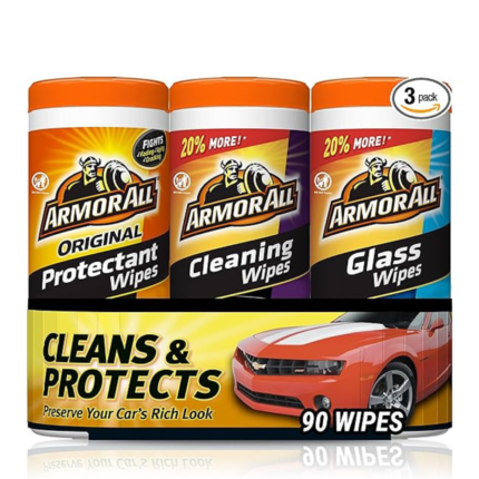 Armor All Protectant, Glass and Cleaning Wipes