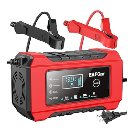 12V 6A Car Battery Charger, Trickle Charger and Maintainer